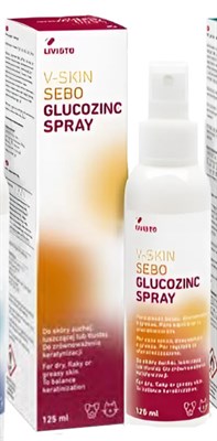 Спрей Себо Глюкоцинк V-SKIN, 125мл - фото 85291