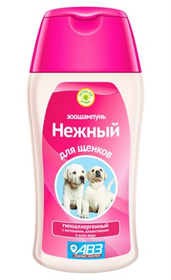 Зоошампунь "Нежный" для щенков гипоаллергенный с хитозаном и увлажняющим комплексом 180 мл - фото 87620