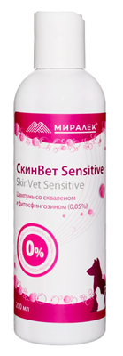 Шампунь СкинВет Sensitive (со скваленом и фитосфингозином), 200 мл - фото 87962