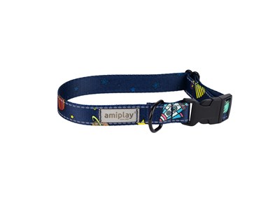 Ошейник Регулируемый BeSpace M 25-40/2см Comics - фото 88026