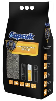 Наполнитель Барсик SUPER комкующ. 10л. - фото 89996