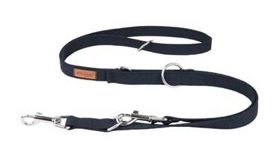 Поводок 6в1 Cotton L 100-200/2,5cm Черный - фото 90177