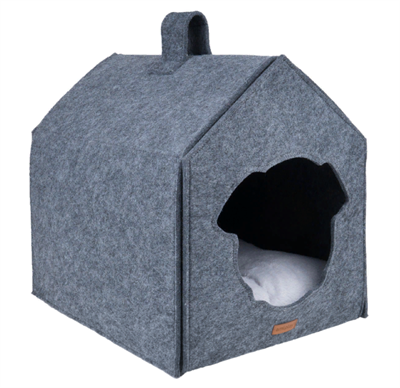 Домик для собак 2в1 Hygge 33*42*42cm Серый  - фото 91168