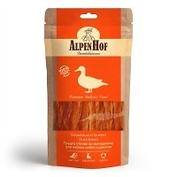 Лакомство AlpenHof Грудка утиная по домашнему для мелких собак/щенков 50г (7000) - фото 91961