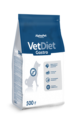 Корм AlphaPet Vet Diet сухой полнор.диет.д/взр.соб.всех пор.при остр.расстр.пищев.и при истощ 0,5кг - фото 92159