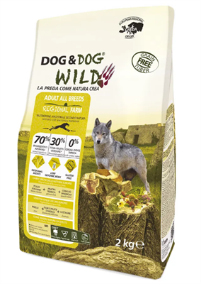 Корм Dog&Dog Wild д/соб.курица, утка, кролик 2кг - фото 92567