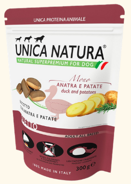 Печенье Unica Natura Mono д/соб.утка, карт.300г (7550) - фото 93030