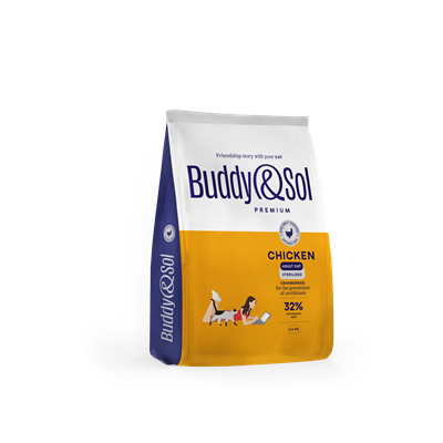 Корм B&S PREMIUM STERILIZED Сухой корм д/кошек стерил (курица) 0,4кг () - фото 93323