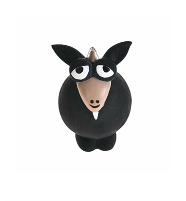 Игрушка HOMEPET для собак BUBBLE Козлик с пищалкой латекс 12х7,5х7,5см - фото 93828