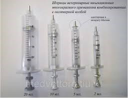 Шприц Рекорд вет 20мл с бегунком полим.колба Ш-163 - фото 94062