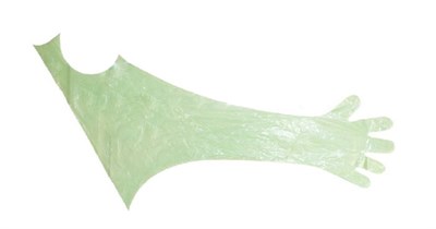 Перчатки однораз. ВТС ЭКОНОМ для искусств.осеменения 120см с наплечником 50шт/уп, арт.14655 - фото 94223