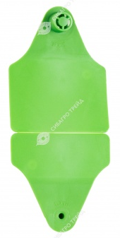 Бирка BOVIPLUS HEMBRA без номера. Зелёный - фото 94246