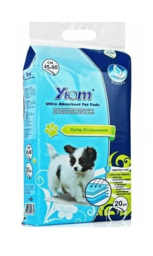 Пеленки "Уют" впитыв.гелевые М (45*60см)  - фото 94257