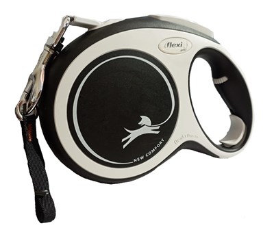 Рулетка Флекси Нью Комфорт L ременная 8м черная (3820) - фото 94269