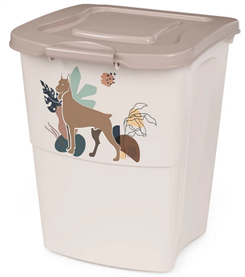 Контейнер для корма 36л (бежевый) (уп.1) (М8294) - фото 94309