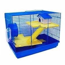 Клетка для хомяков 47*30*37, 3-этажная, прямоугольная, укомплектованная  ДКг513 - фото 94478