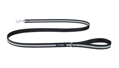 Поводок Shine XL 150/2,5cm Черный - фото 94510