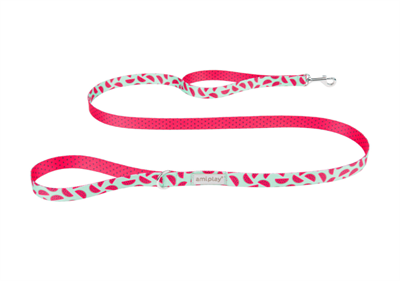 Поводок BeHappy L 150/2,5cm Арбуз - фото 94540