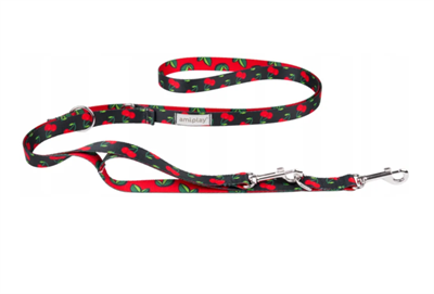 Поводок 7в1 BeHappy L 100-200/2,5cm Вишня - фото 94546