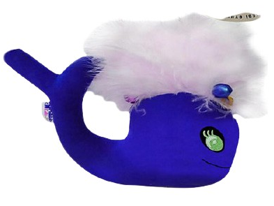 Игрушка Favorite для кошек дельфинчик "WHALI" мягкая, с натуральным порошком мататаби, 15см (СМИ04) - фото 94575