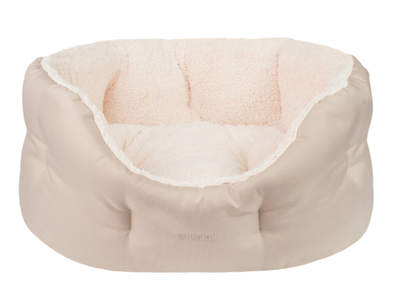 Лежак овальной формы Aspen S 47*40*21cm Бежевый - фото 94588