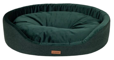 Лежак овальной формы Siena L 58*50*15cm Зеленый - фото 94590