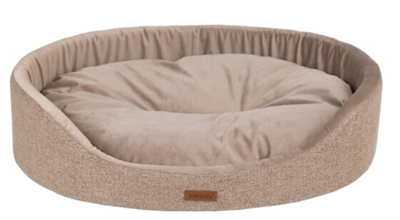 Лежак овальной формы Siena S 48*38*13cm Бежевый - фото 94604