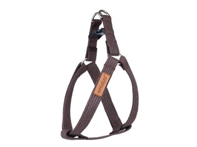 Шлейки регулируемые Cotton XL 50-95/3cm Коричневые - фото 94639