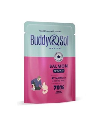 Корм B&S PREMIUM ADULT Влажный корм д/кошек (рыба в соусе), 85г (0734) - фото 94666