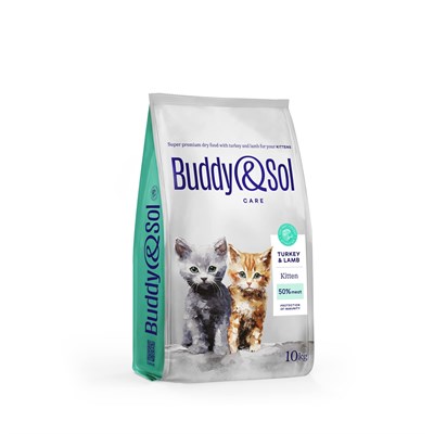 Корм B&S CARE KITTEN Сухой корм д/котят (индейка/ягненок) 10кг (4134) - фото 94696