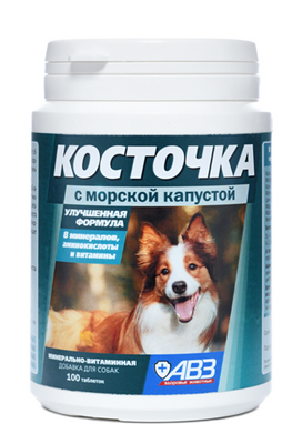 Косточка МОРСКАЯ КАПУСТА добавка минерально-витаминная (КМК) №100 (Скидка) - фото 95024