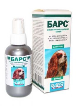 Барс спрей инсект. (для собак) 100мл - фото 95062