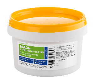 Мазь стрептоцидовая 10% 200гр - фото 95064