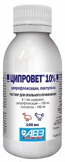 Ципровет 10%  100 мл - фото 95106