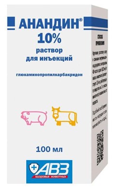 Анандин 10% раствор для инъекций 100мл - фото 95133