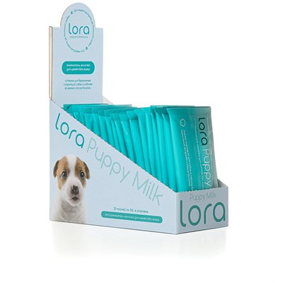 Молоко Lora Puppy Milk для щенков, пауч 30 г, 20 шт. - фото 95140