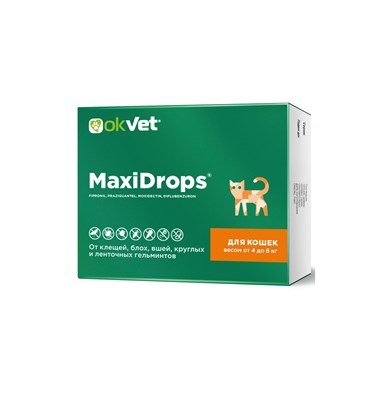 МаксиДропс для кошек весом от 4 до 8 кг - фото 95210