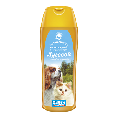 Зоошампунь "Луговой" инсект.  для собак и кошек 270мл - фото 95291