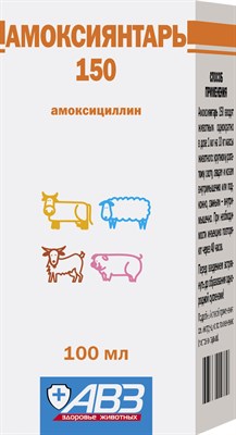 Амоксиянтарь 150 суспензия 100мл - фото 95498
