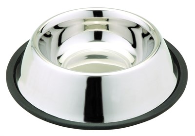 Миска из нержавеющей стали на резине 2,0л - фото 95686