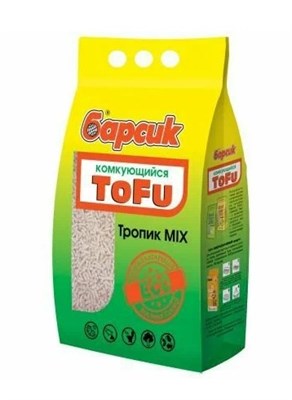 Наполнитель Барсик TOFU Тропик MIX 4,54 л - фото 96006