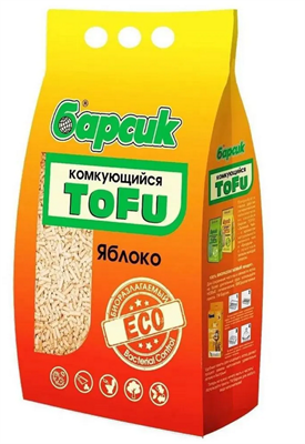 Наполнитель Барсик TOFU Яблоко 4,54 л - фото 96007