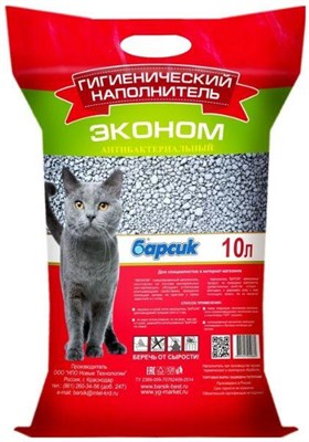 Наполнитель Барсик Эконом  10 л - фото 96014