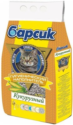 Наполнитель Барсик Кукурузный 4,54 л - фото 96018