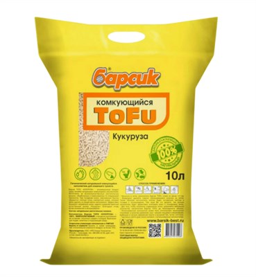 Наполнитель Барсик TOFU Кукурузный 10 л - фото 96029