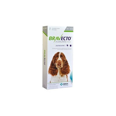 Бравекто (1 х 500mg) для собак от 10 до 20кг( Срок до 31.08.25) - фото 96175