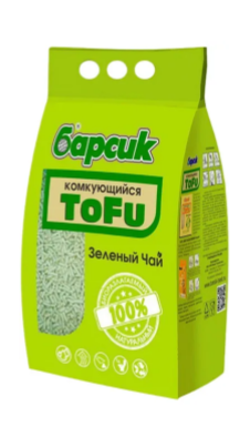 Наполнитель Барсик TOFU Зеленый Чай 4,54 л - фото 96242