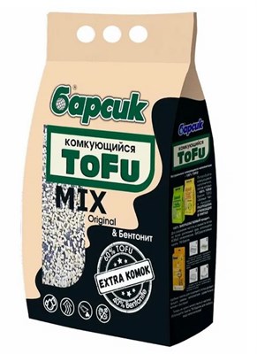 Наполнитель Барсик TOFU MIX Original & Бентонит 4,54 л - фото 96334