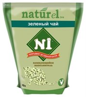 Наполнитель NATUReL "Зеленый чай" Комкующийся 4,5 л
