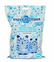 Наполнитель "Кошки-Матрешки" силикагелевый с цветными гранулами Радуга 16л